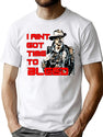 No Time To Bleed T-Shirt for Men & Women, T-Shirts Graphic Tee - White
