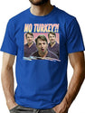 No Turkey Retro Peep Show Fan Art Premium Heavyweight Cotton T-Shirt - Blue