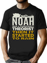 Noah Was A Conspiracy Theorist Dks T-Shirt for Men & Women, T-Shirts Graphic Tee - Black