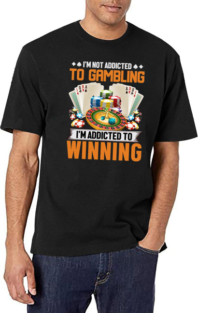 Nonebi Gambling Shirt - Black T-Shirt - Black