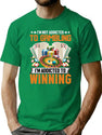 Nonebi Gambling Shirt - Premium Heavyweight Cotton T-Shirt - Green