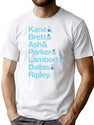 Nostromo Crew T-Shirt for Men & Women, T-Shirts Graphic Tee - White