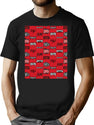 Not-A-Bootleg Thrash Metal Patches Bootleg Graphic T-Shirt - Black