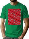 Not-A-Bootleg Thrash Metal Patches Bootleg Graphic T-Shirt - Green