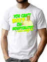 Not Allowed T-Shirt for Men & Women, T-Shirts Graphic Tee - White
