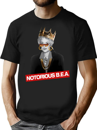 Notorious Bea Arthur T-Shirt for Men & Women, T-Shirts Graphic Tee - Black