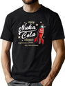 Nuka Cola Ad Dks Black T-Shirt - Green