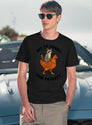 Off To Commit Tom Foolery Raccoon Riding Chicken Funny Sarcastic Meme Vintage T-Shirt for Men & Women, T-Shirts Graphic Tee - Navy