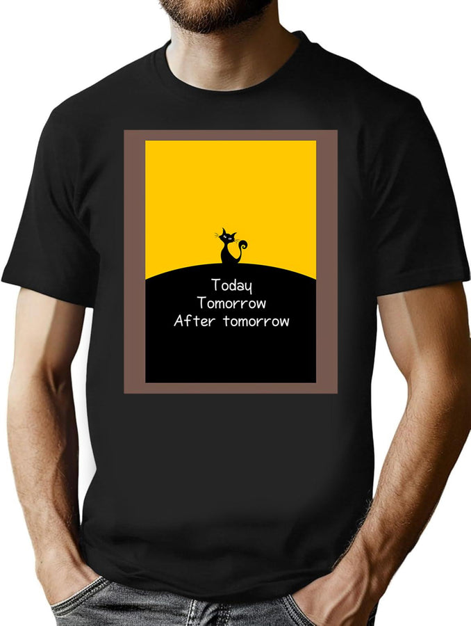Office Life Every Day Is The Same Bootleg Graphic T-Shirt - Black