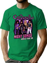 Official Night Songs World Tour Bootleg Graphic T-Shirt - Green