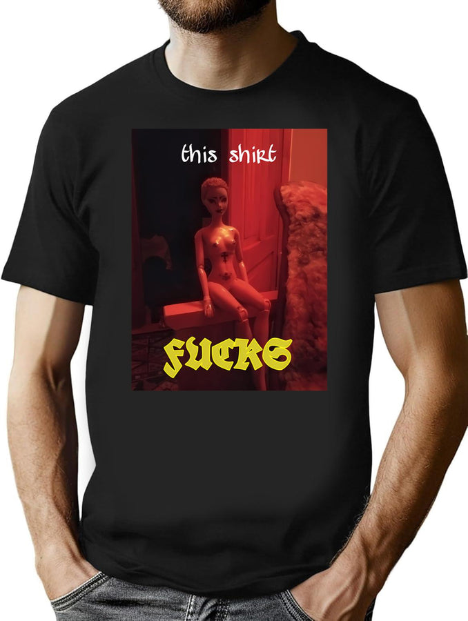 Oh Yeaaaa Bootleg Graphic T-Shirt - Black