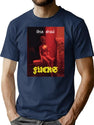 Oh Yeaaaa Bootleg Graphic T-Shirt - Navy