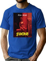 Oh Yeaaaa Bootleg Graphic T-Shirt - Blue
