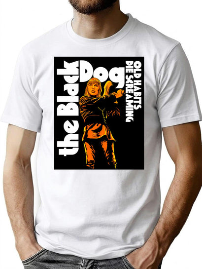 Old Habits T-Shirt for Men & Women, T-Shirts Graphic Tee - Black