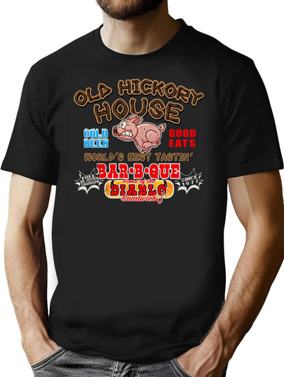 Old Hickory House Bbq Smokey And The Bandit Dks T-Shirt for Men & Women, T-Shirts Graphic Tee - Black