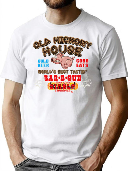 Old Hickory House Bbq Smokey And The Bandit Dks T-Shirt for Men & Women, T-Shirts Graphic Tee - Black