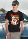 Old Row Smokin Meats and Clappin Cheeks BBQ Black T-Shirt - Navy