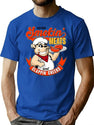 Old Row Smokin Meats and Clappin Cheeks BBQ T-Shirt for Men & Women, T-Shirts Graphic Tee - Blue