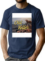 Old Yeller Graphic T-Shirt for Men & Women, T-Shirts Graphic Tee - Navy