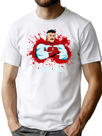 Omni Dad T-Shirt for Men & Women, T-Shirts Graphic Tee - Black