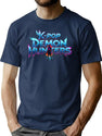 On-Stage Off-Stage Demon Hunter Apparel (3) T-Shirt for Men & Women, T-Shirts Graphic Tee - Navy