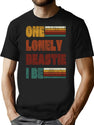 One Lonely Beastie I Be. Vintage. T-Shirt for Men & Women, T-Shirts Graphic Tee - Black