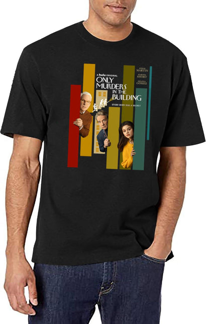 Only Murders in The Building (2) Black T-Shirt - Black