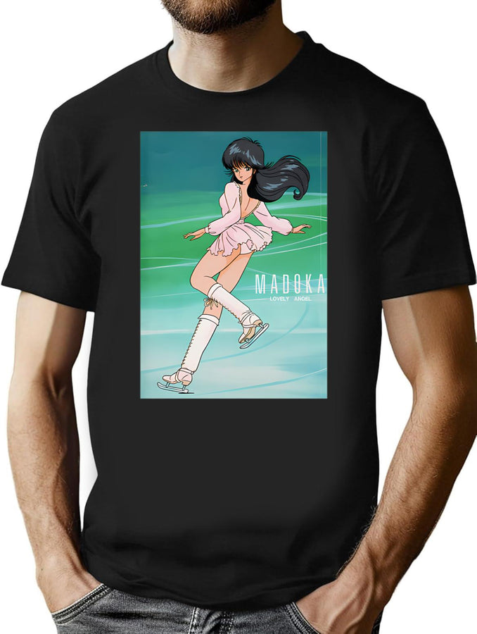 Orange Road Bootleg Graphic T-Shirt - Black