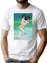 Orange Road Bootleg Graphic T-Shirt - White