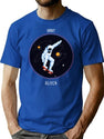 Orbit Glitch Bootleg Graphic T-Shirt - Blue