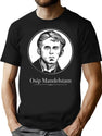 Osip Mandelstam Poet T-Shirt for Men & Women, T-Shirts Graphic Tee - Black