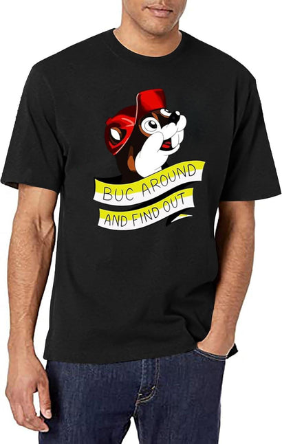 Otter BUC Around and Find Out Black T-Shirt - Black