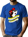 Otter BUC Around and Find Out Premium Heavyweight Cotton T-Shirt - Blue
