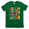 Puzzle Autism Awareness Coquette Bow Autism Awareness Day T-Shirt