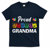 Proud Autism Grandma Autism Awareness Family Matching T-Shirt