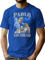 Pablo Escobar Bootleg Vintage 90S Design Bootleg Graphic T-Shirt - Blue