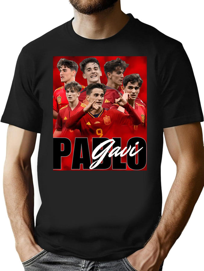 Pablo Gavi Bootleg Bootleg Graphic T-Shirt - Black