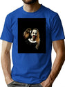 Pale Little Girl The Creepy Little Evil Entity T-Shirt for Men & Women, T-Shirts Graphic Tee - Blue