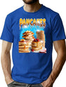 Pancakes Bootleg Bootleg Graphic T-Shirt - Blue