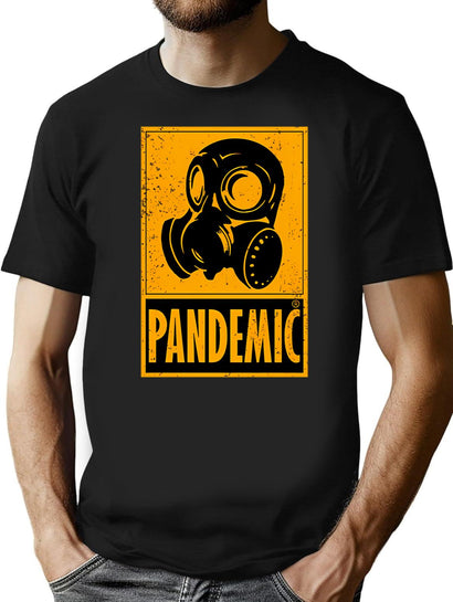 Pandemic Studios Inspired (Weathered) T-Shirt Print Sticker Design (Retro Gaming Series) T-Shirt for Men & Women, T-Shirts Graphic Tee - Black
