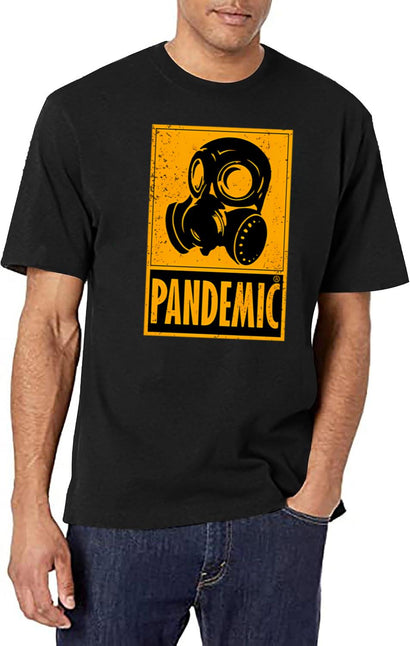 Pandemic Studios Inspired (Weathered) T-Shirt Print Sticker Design (Retro Gaming Series) T-Shirt for Men & Women, T-Shirts Graphic Tee - Black
