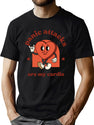 Panic Attacks Are My Cardio. Funny Cute T-Shirt for Men & Women, T-Shirts Graphic Tee - Green