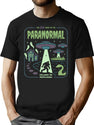 Paranormal Bigfoot Ghosts Aliens Sasquatch Ufo Halloween T-Shirt for Men & Women, T-Shirts Graphic Tee - Black