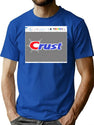 Pasty (With Ms Paint Border) Bootleg Graphic T-Shirt - Blue