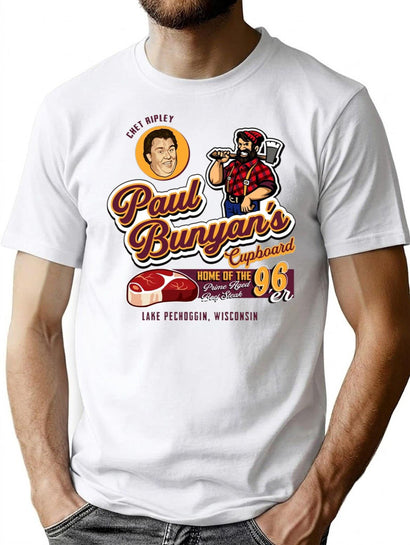 Paul Bunyan'S Cupboard Great Outdoors Premium Heavyweight Cotton T-Shirt - Black