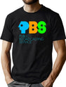 Pbs Vintage Essential Black T-Shirt - Green