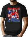 Peace Has A Price T-Shirt for Men & Women, T-Shirts Graphic Tee - Black