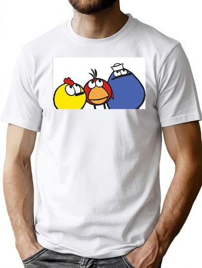 Peep and The Big Wide World Premium Heavyweight Cotton T-Shirt - Black