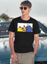 Peep and The Big Wide World Black T-Shirt - Navy