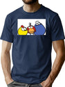 Peep and The Big Wide World Premium Heavyweight Cotton T-Shirt - Navy